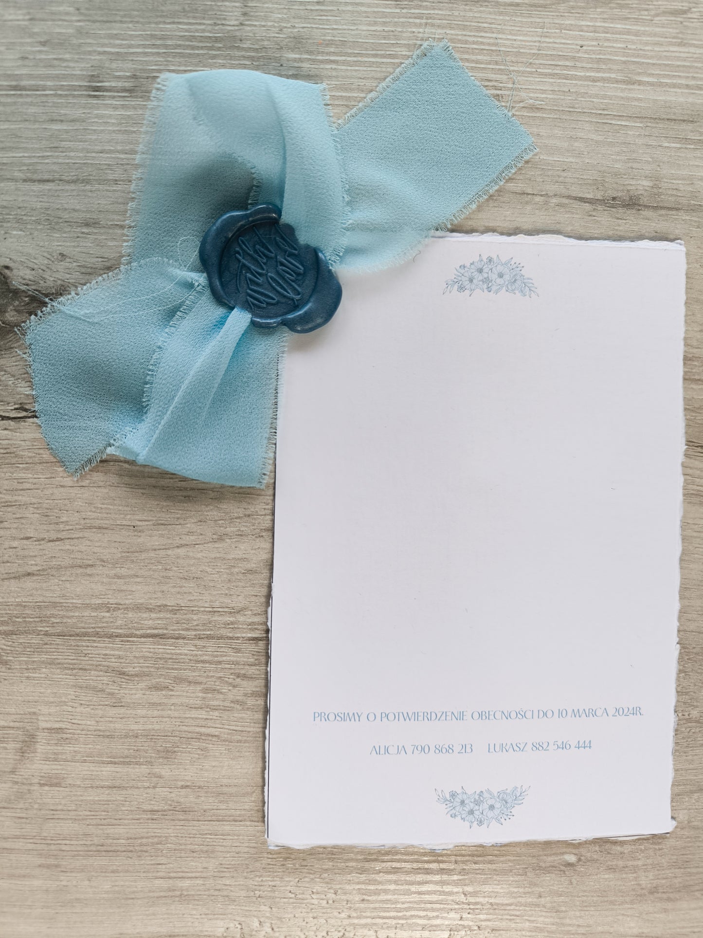 Zaproszenie ślubne Bridgerton’s Whisper