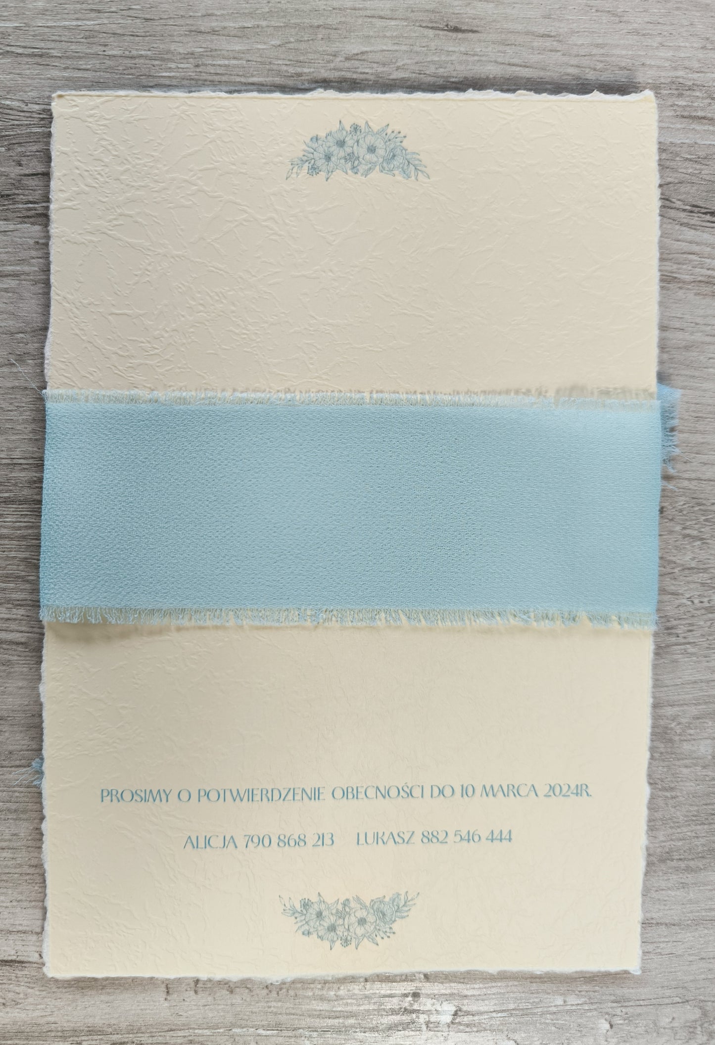 Zaproszenie ślubne Whisper of Romance