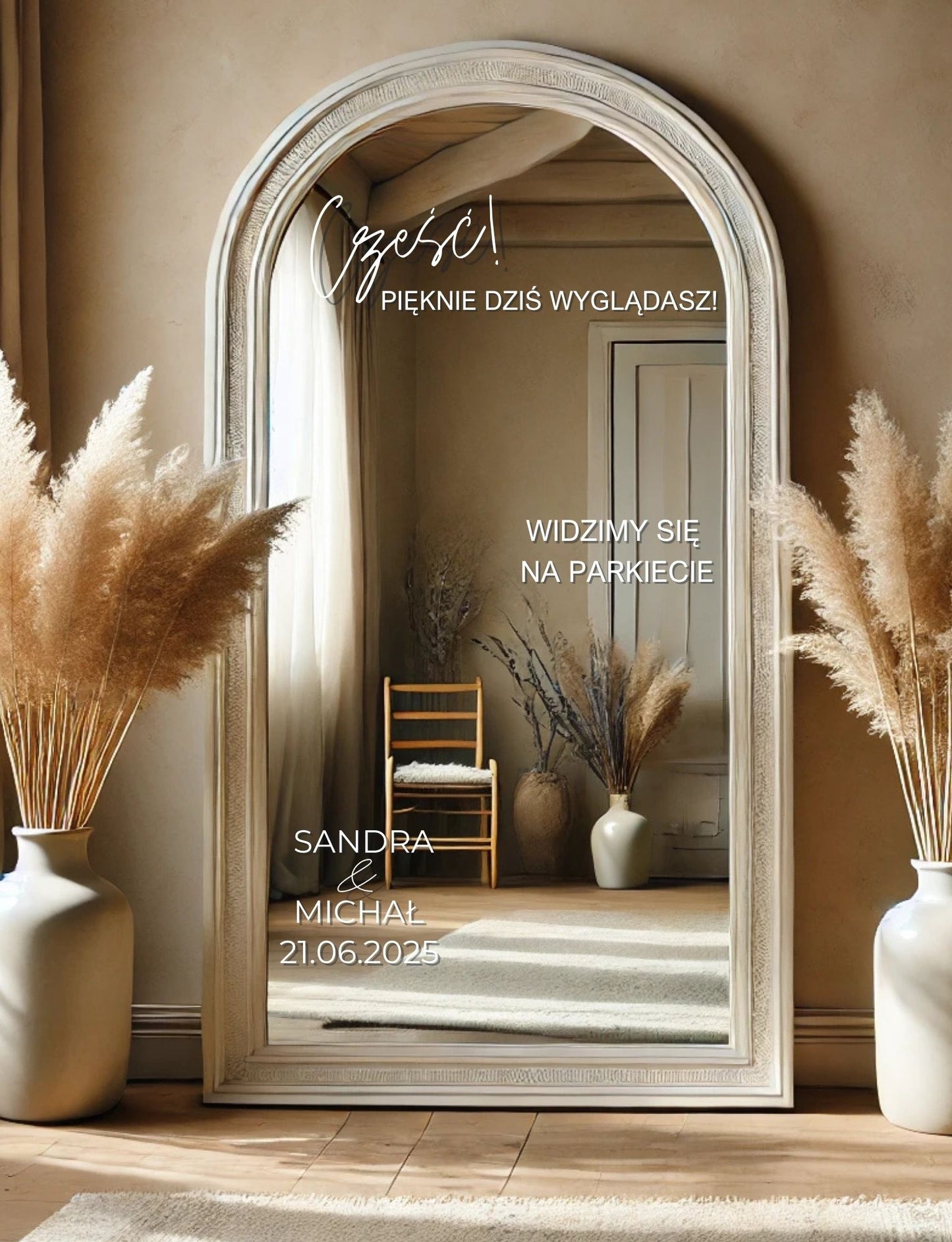 Naklejki na lustro Pięknie dziś wyglądasz