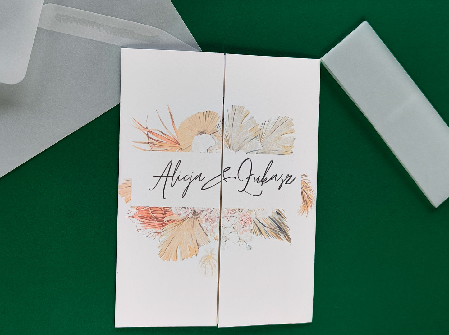 Zaproszenie ślubne Boho Bliss