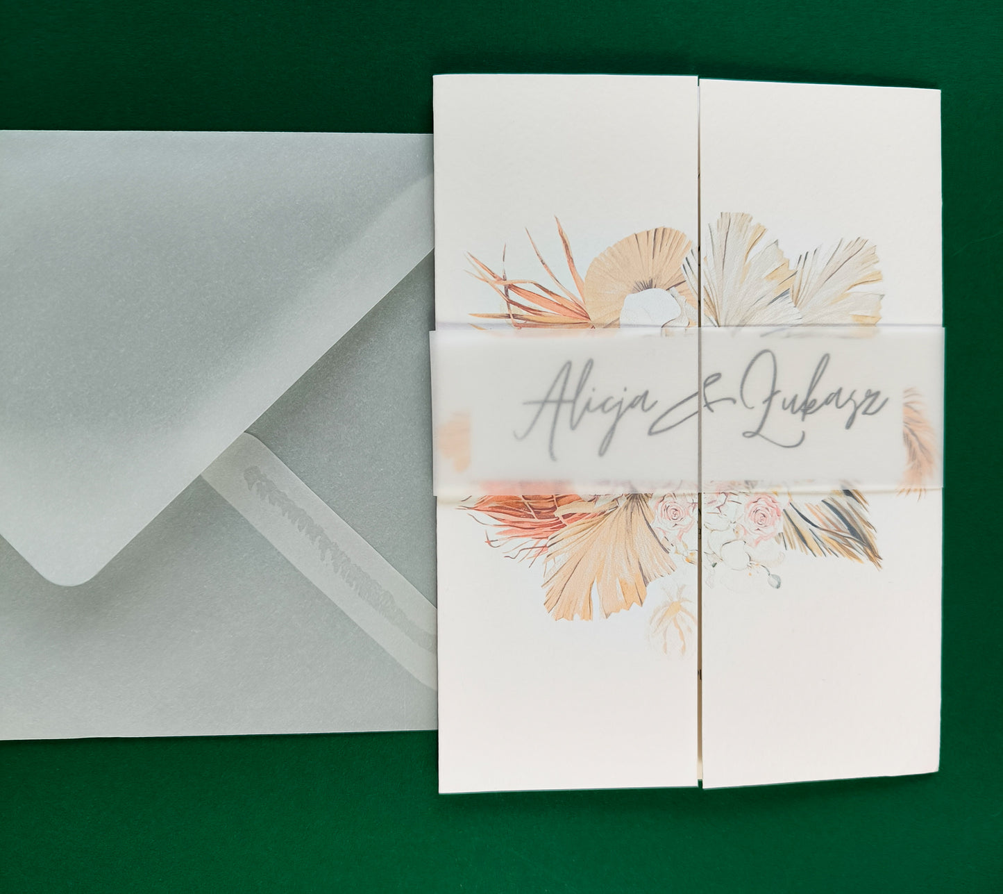 Zaproszenie ślubne Boho Bliss