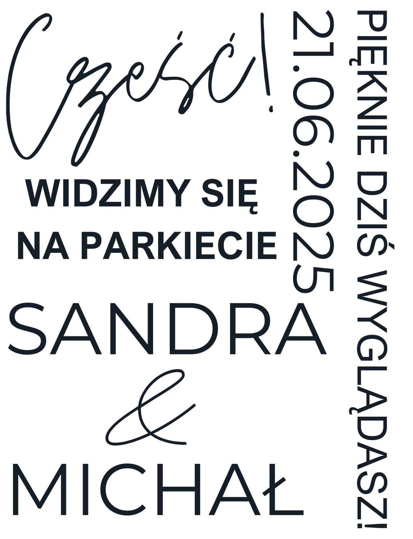 Naklejki na lustro Pięknie dziś wyglądasz