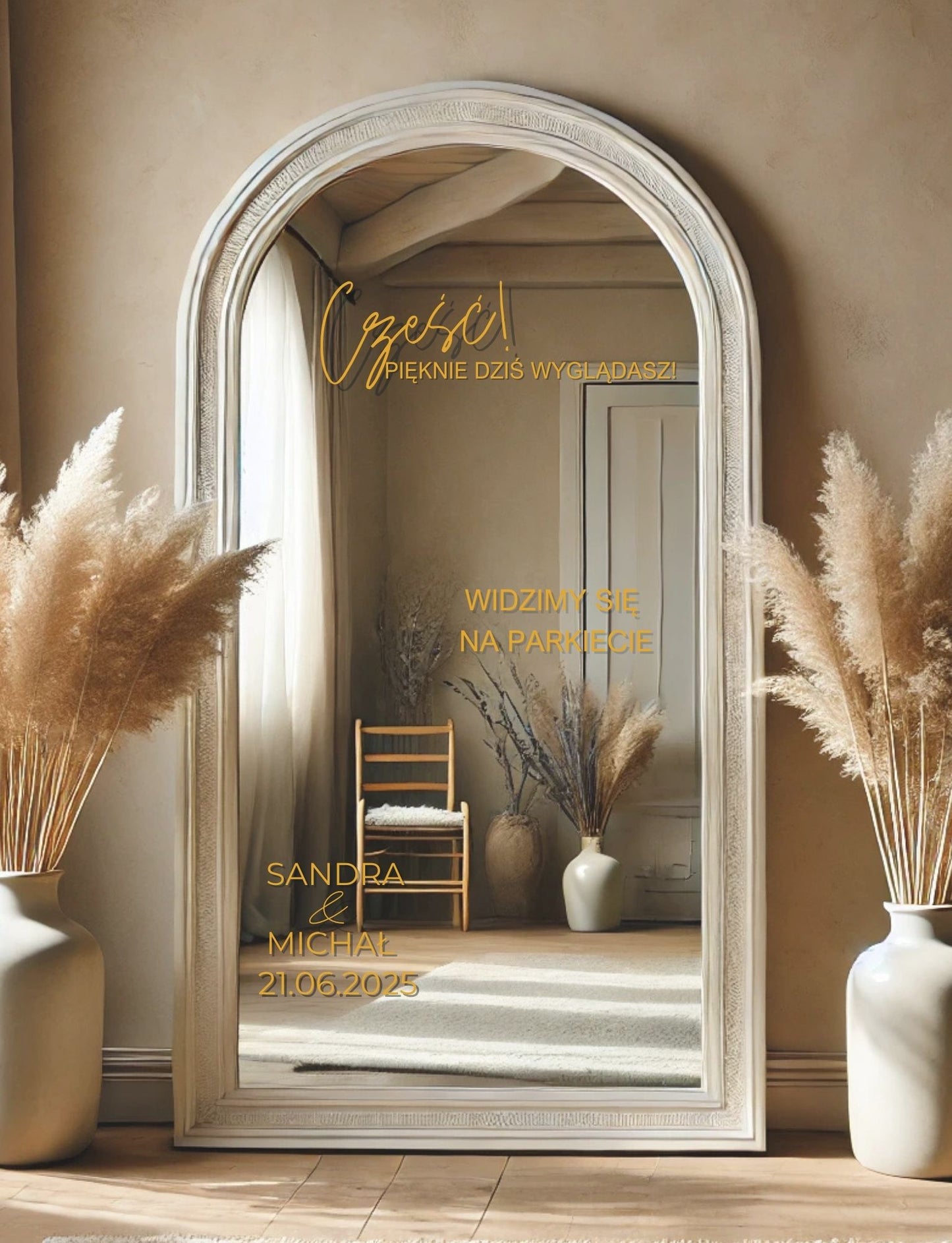 Naklejki na lustro Pięknie dziś wyglądasz