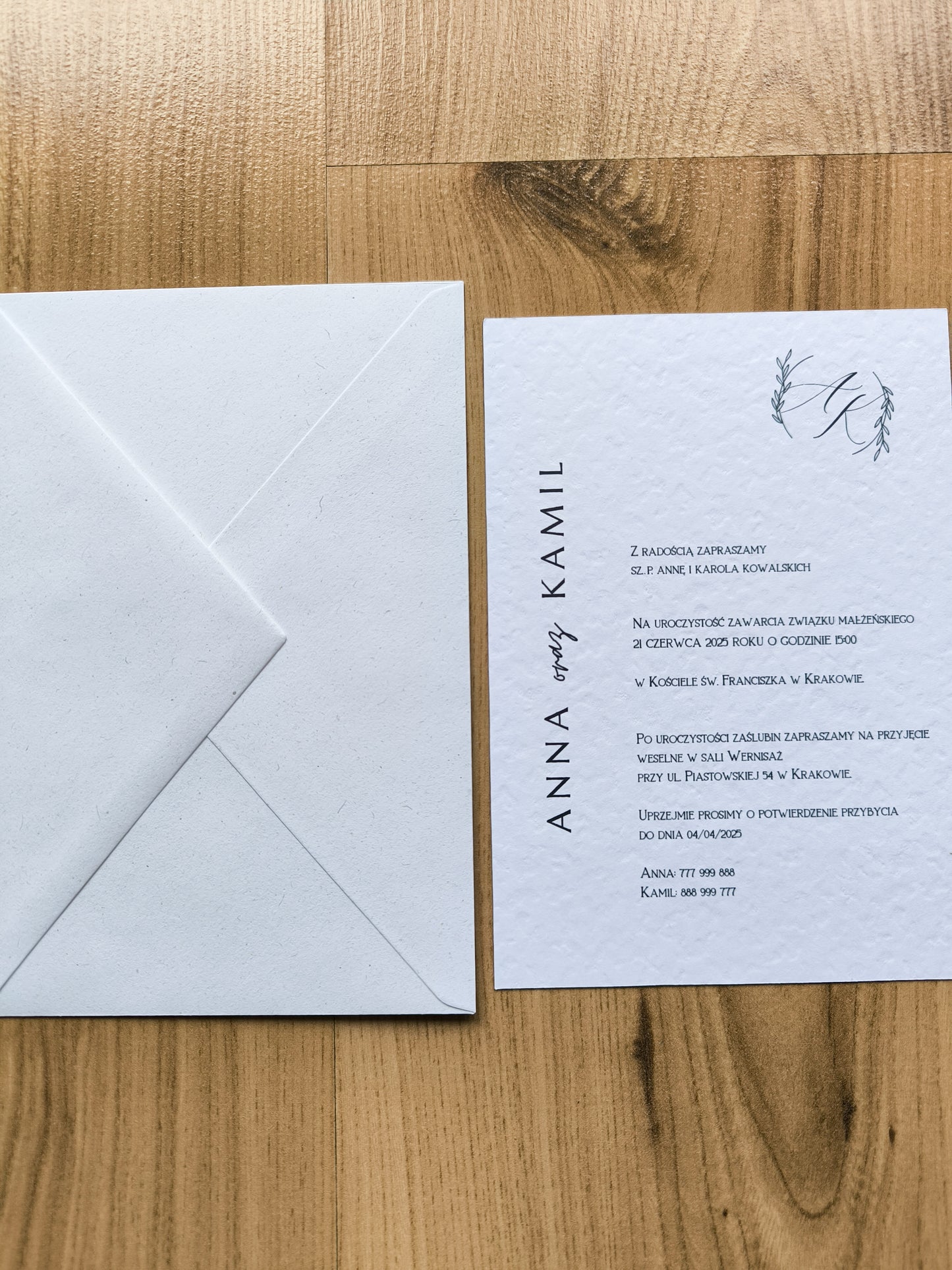 Zaproszenie ślubne Pure Elegance
