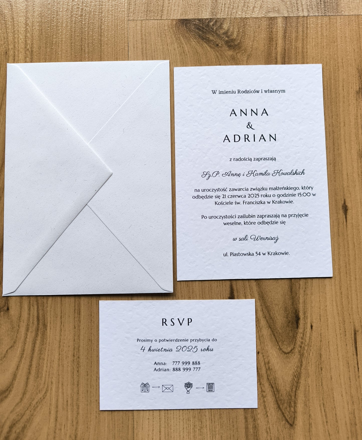 Zaproszenie ślubne Timeless Elegance