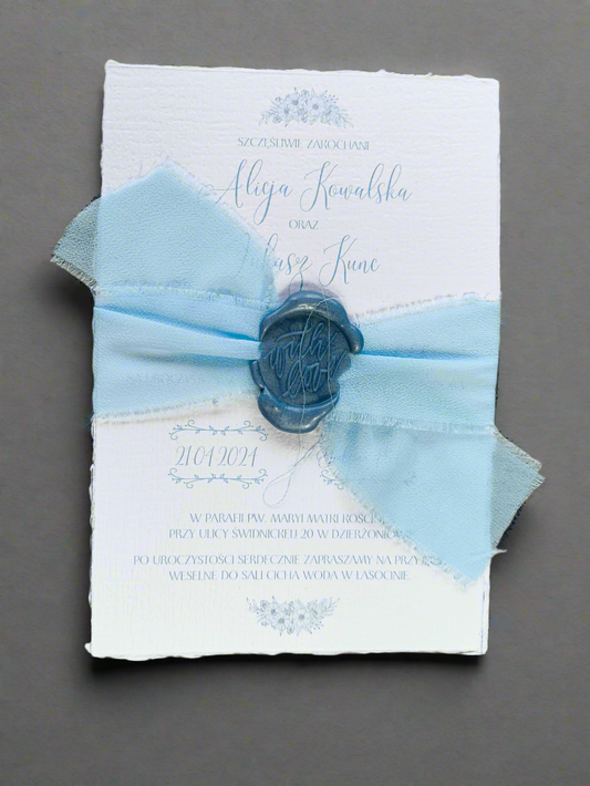 Zaproszenie ślubne Bridgerton’s Whisper