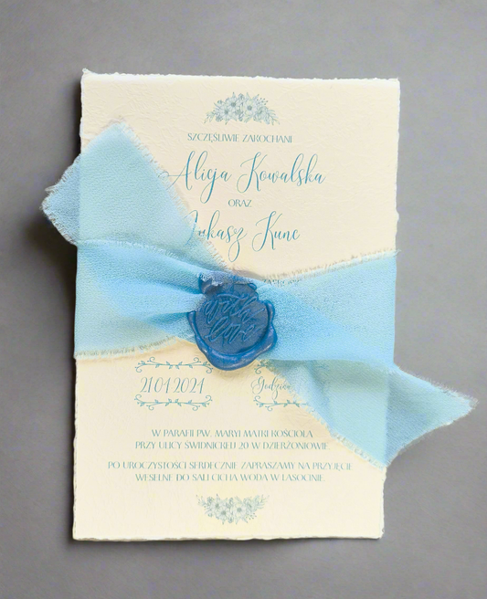 Zaproszenie ślubne Whisper of Romance