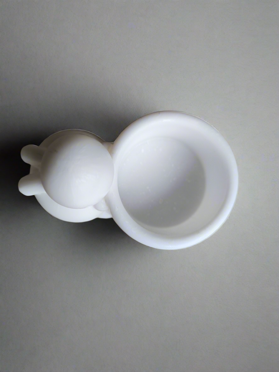 Stojak, kieliszek na jajko Happy Bunny