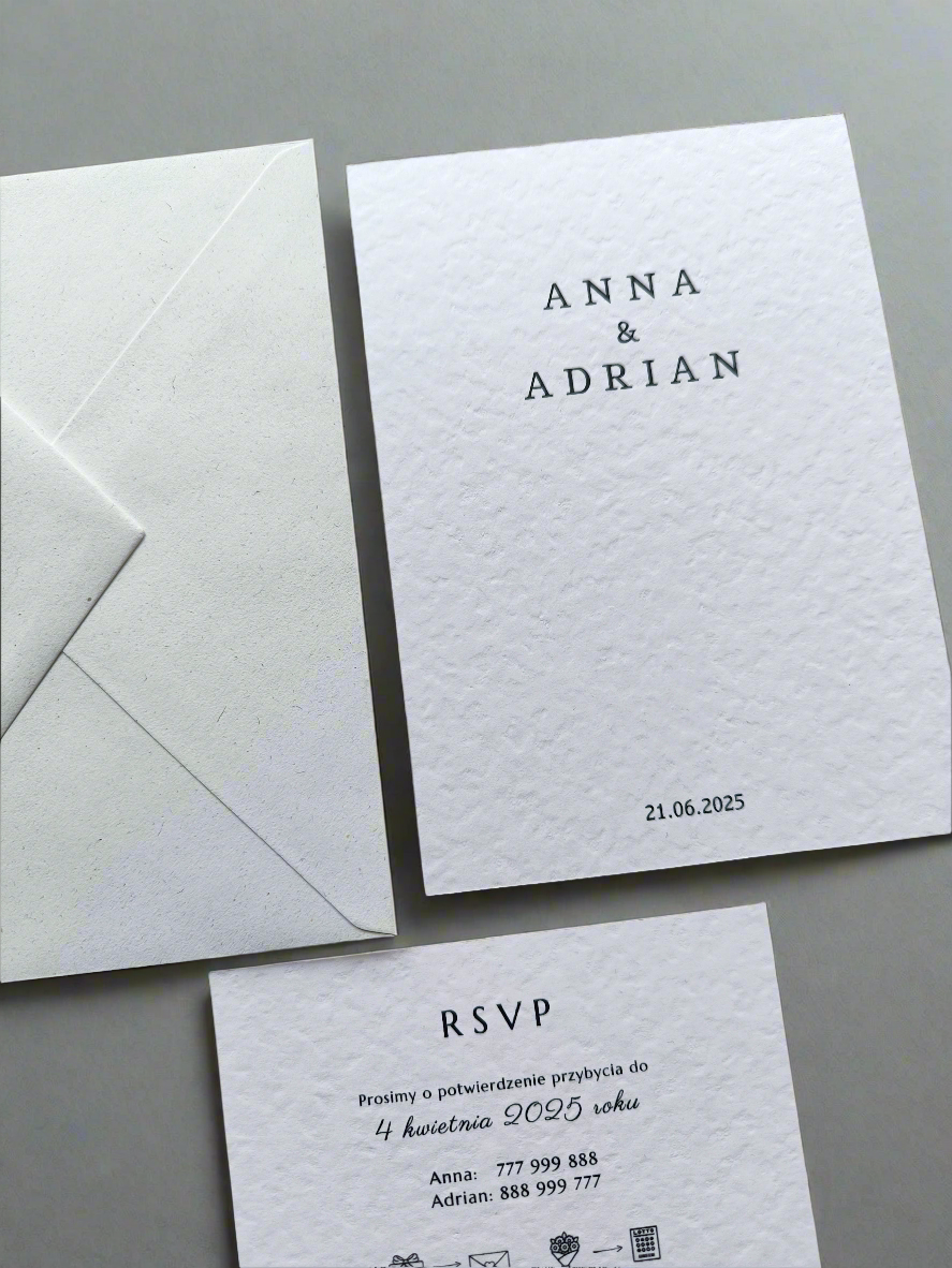 Zaproszenie ślubne Timeless Elegance