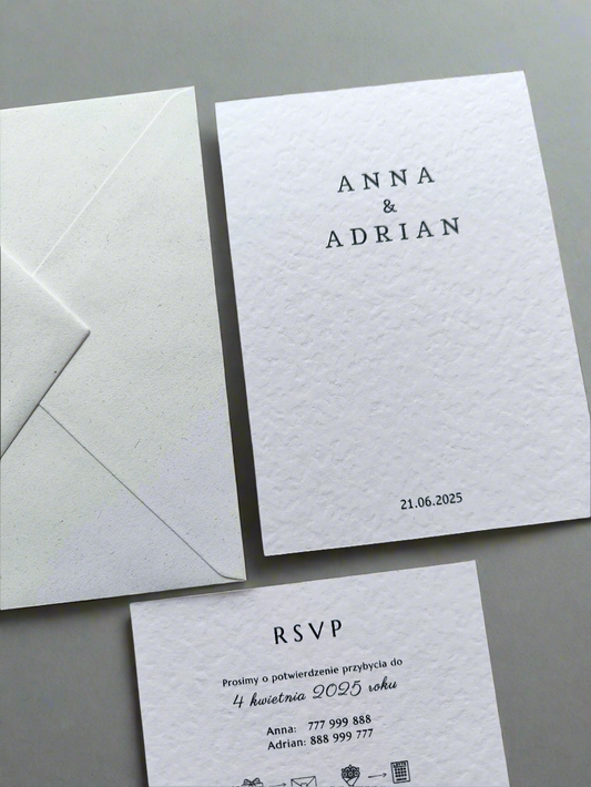 Zaproszenie ślubne Timeless Elegance