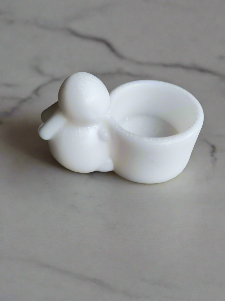 Stojak, kieliszek na jajko Happy Bunny