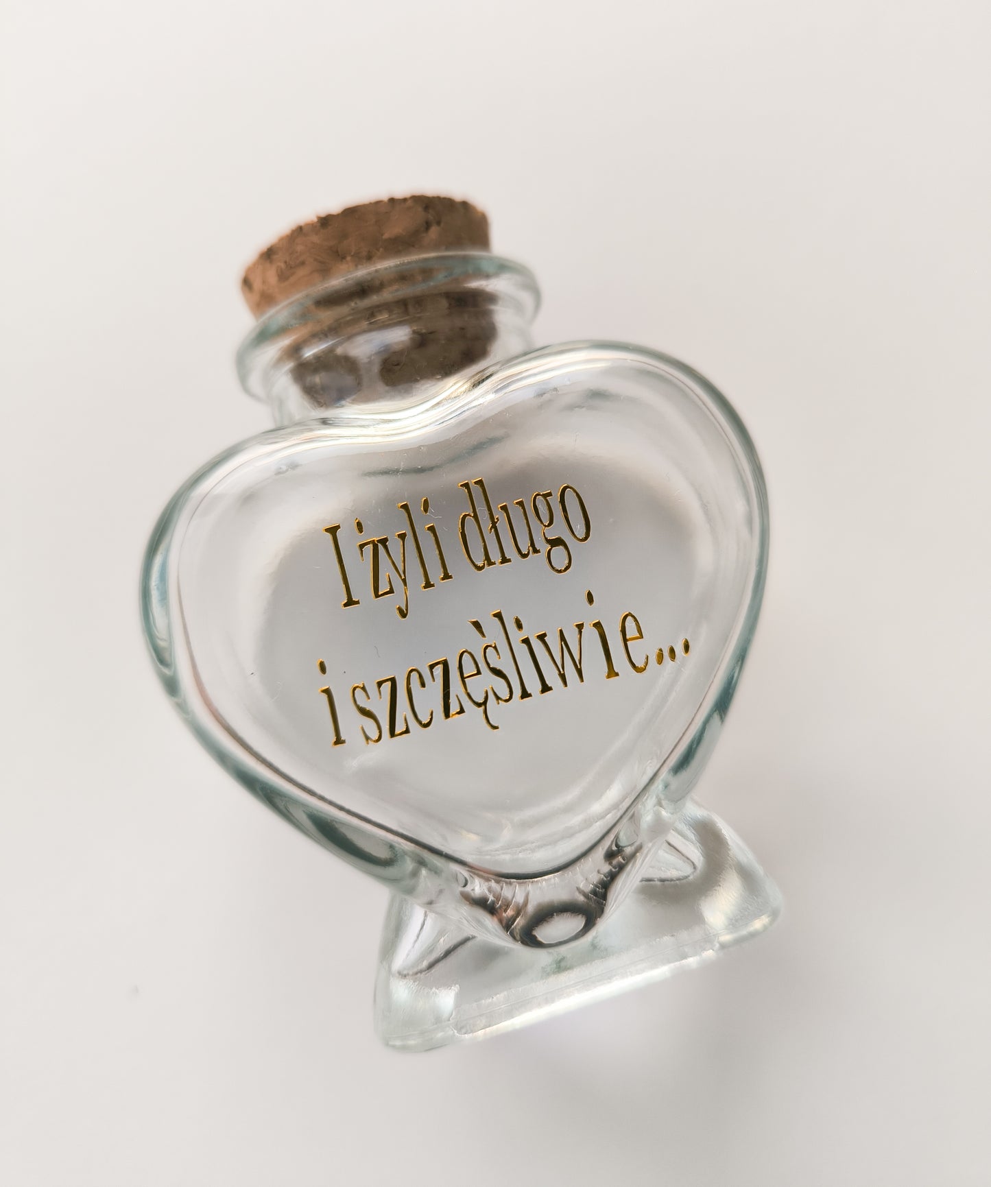 Butelka podziękowanie dla gości Happy Ever After